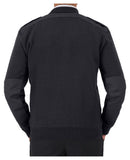 Cobmex V-Neck “Military” Sweater | Dark Navy | 2805