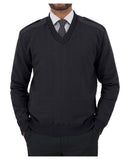Cobmex V-Neck “Military” Sweater | Dark Navy | 2805