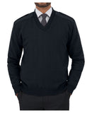 Cobmex V-Neck "Military" Sweater | Navy | 2825