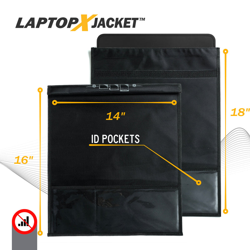 74309 FARADAY JACKET XXL - Non-Window, Forensic, Black Canvas Laptop Bag 14"x16"