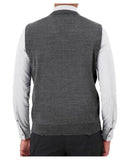Cobmex "Cashmere"-Like V-Neck Vest | Executive Grey | 3009