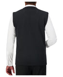 Cobmex Crew Neck Zip Front Vest | Dark Navy | 3011