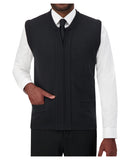 Cobmex Crew Neck Zip Front Vest | Dark Navy | 3011