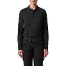 5.11 Women's Helios Long Sleeve Polo | Black | 32013