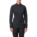 5.11 Women's PDU Cold Weather Rapid Long Sleeve Shirt | BLACK | 32165ABR
