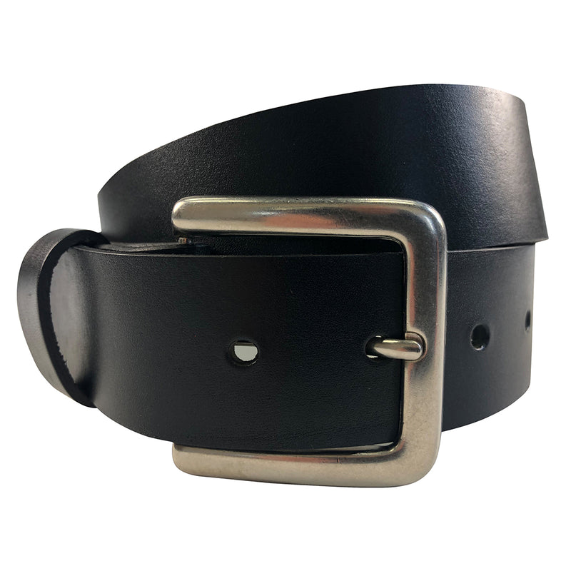 Genuine Full Grain 1.5" Leather Belt | Black | 110-44