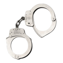 SMITH & WESSON CHAIN-LINKED UNIVERSAL SIZE NICKEL HANDCUFFS | 350132