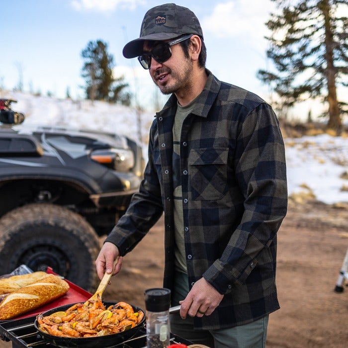 Vertx Men's Last Line Stretch Flannel | MARSHLAND PLAID | VTX1535