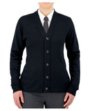 Cobmex V-Neck Long Sleeve Button Front Cardigan | Navy | 4005