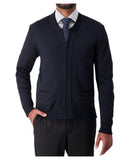 COBMEX® Crew Neck Long Sleeve Zip Front Cardigan | NAVY | 4010