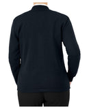 Cobmex V-Neck Long Sleeve Button Front Cardigan | Navy | 4018