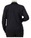 Cobmex Crew Neck Zip Front Cardigan | Dark Navy | 4022