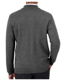 Cobmex Men's Mockneck Full Zip Cardigan | Executive Grey | 4109