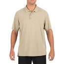 5.11 Men's Helios Short Sleeve Polo | SILVER TAN | 41192