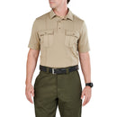 5.11 Men's Class A Uniform Short Sleeve Polo | Silver Tan | 41238