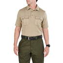 5.11 Men's Class A Uniform Short Sleeve Polo | SILVER TAN | 41238