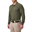 5.11 Men's Helios Long Sleeve Polo Shirt | TDU Green | 42022