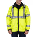5.11 Men's Reversible Hi-Vis Rain Coat | Black | 48125ABR