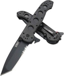 CRKT | M16® - 14ZLEK TANTO BLACKOUT WITH TRIPLE POINT™ SERRATIONS     
 | M16-14ZLEK