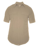 Elbeco Men's DutyMaxx Short Sleeve Poly/Rayon Stretch Shirt | Silvertan | 5582D