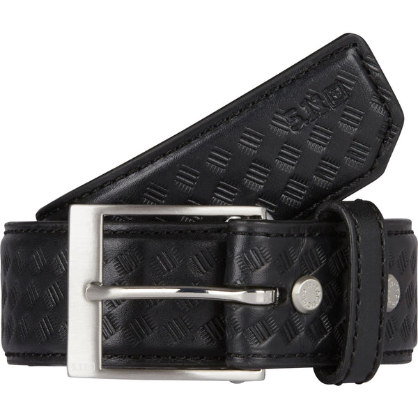 5.11 1.5" Basketweave Leather Belt | BLACK | 59503