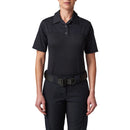 5.11 Women's Stryke PDU Twill Rapid Short Sleeve Shirt | MIDNIGHT NVY | 61046ABR