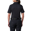 5.11 Women's Stryke PDU Twill Rapid Short Sleeve Shirt | MIDNIGHT NVY | 61046ABR