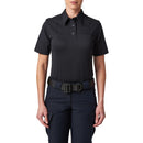 5.11 Women's Stryke PDU Ripstop Rapid Short Sleeve Shirt | Midnight Nvy | 61047ABR