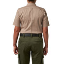 5.11 Women's Stryke PDU Twill Class B Short Sleeve Shirt | Sheriff Tan | 61049ABR