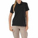 5.11 Women's Tactical Jersey Short Sleeve Polo | BLACK | 61164