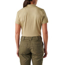 5.11 Women's Tactical Jersey Short Sleeve Polo | SILVER TAN | 61164