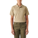 5.11 Women's Performance Short Sleeve Polo | Silver Tan | 61165