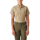 5.11 Women's Utility Short Sleeve Polo | SILVER TAN | 61173