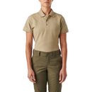 5.11 Women's Utility Short Sleeve Polo | Silver Tan | 61173