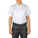 5.11 Women's Fast-Tac Short Sleeve Shirt | Uniform White | 61314ABR