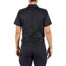 5.11 Women's Fast-Tac Twill Class A Short Sleeve Shirt | MIDNIGHT NVY | 61318ABR