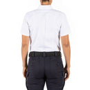5.11 Women's Fast-Tac Twill Class A Short Sleeve Shirt | UNIFORM WHTE | 61318ABR