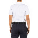 5.11 Women's Fast-Tac Twill Class A Short Sleeve Shirt | Uniform White | 61318ABR