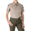 5.11 Women's Stryke Short Sleeve Shirt | Silver Tan | 61325ABR