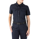 5.11 Women's Stryke Short Sleeve Shirt | Dark Navy | 61325ABR