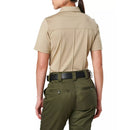 5.11 Women's Class A Uniform Short Sleeve Polo | SILVER TAN | 61328