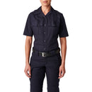 5.11 Women's NYC Metro Stryke Ripstop Short Sleeve Shirt | NYPD NAVY | 61335ABR