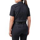 5.11 Women's Stryke PDU Twill Class A Short Sleeve Shirt | Midnight Nvy | 61339ABR