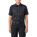 5.11 Women's Stryke PDU Twill Class B Short Sleeve Shirt | MIDNIGHT NVY | 61341ABR