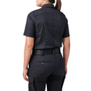 5.11 Women's Stryke PDU Twill Class B Short Sleeve Shirt | MIDNIGHT NVY | 61341ABR