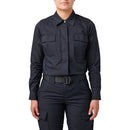 5.11 Women's Flex-Tac TDU Ripstop Long Sleeve Shirt | Dark Navy | 62081ABR