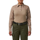 5.11 Women's Stryke PDU Twill Rapid Long Sleeve Shirt | Sheriff Tan | 62084ABR