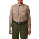 5.11 Women's Stryke PDU Twill Class B Long Sleeve Shirt | SHERIFF TAN | 62087ABR