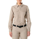 5.11 Women's Fast-Tac Long Sleeve Shirt | KHAKI | 62388ABR