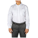5.11 Women's Fast-Tac Long Sleeve Shirt | Uniform Whte | 62388ABR